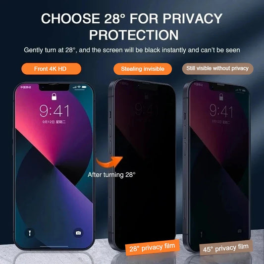Privacy Tempered Glass for IPhone