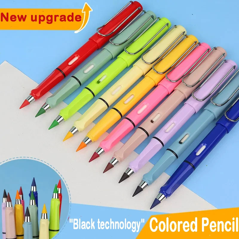 Eternal Pencil 12 Colors Unlimited Writing