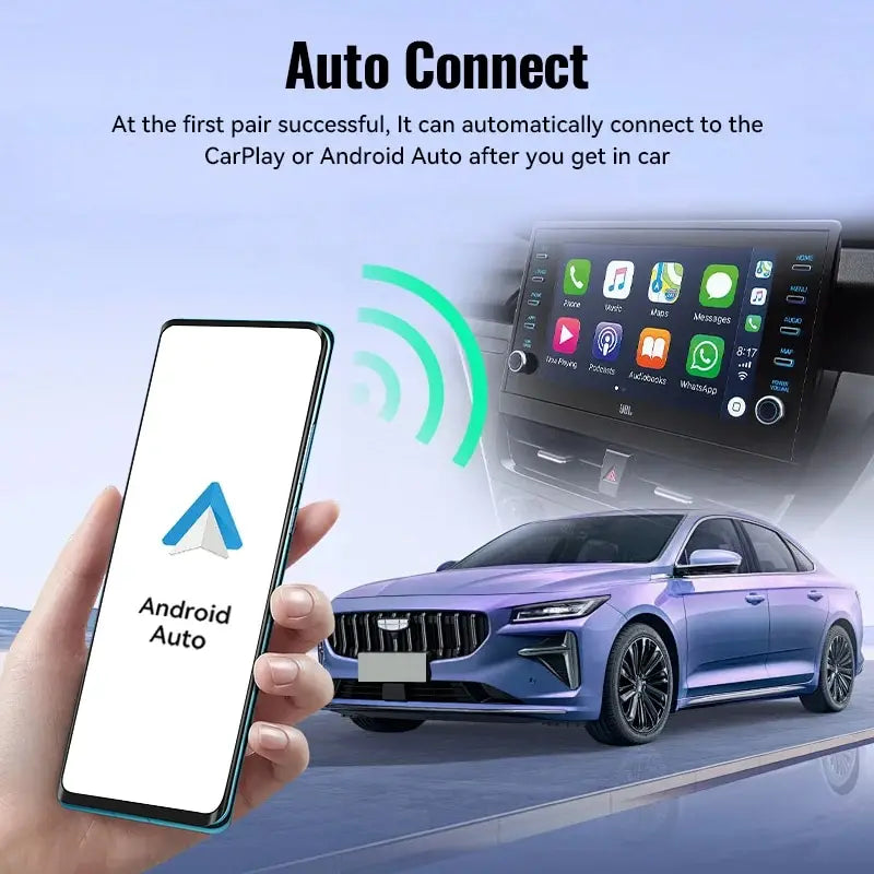 Adaptador inalámbrico CarPlay/Android Auto